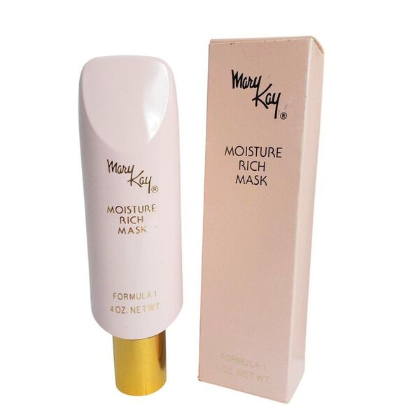 VTG Mary Kay Moisture Rich Mask For Dry & Normal Skin 4 Oz Formula 1 Skincare - Picture 1 of 3